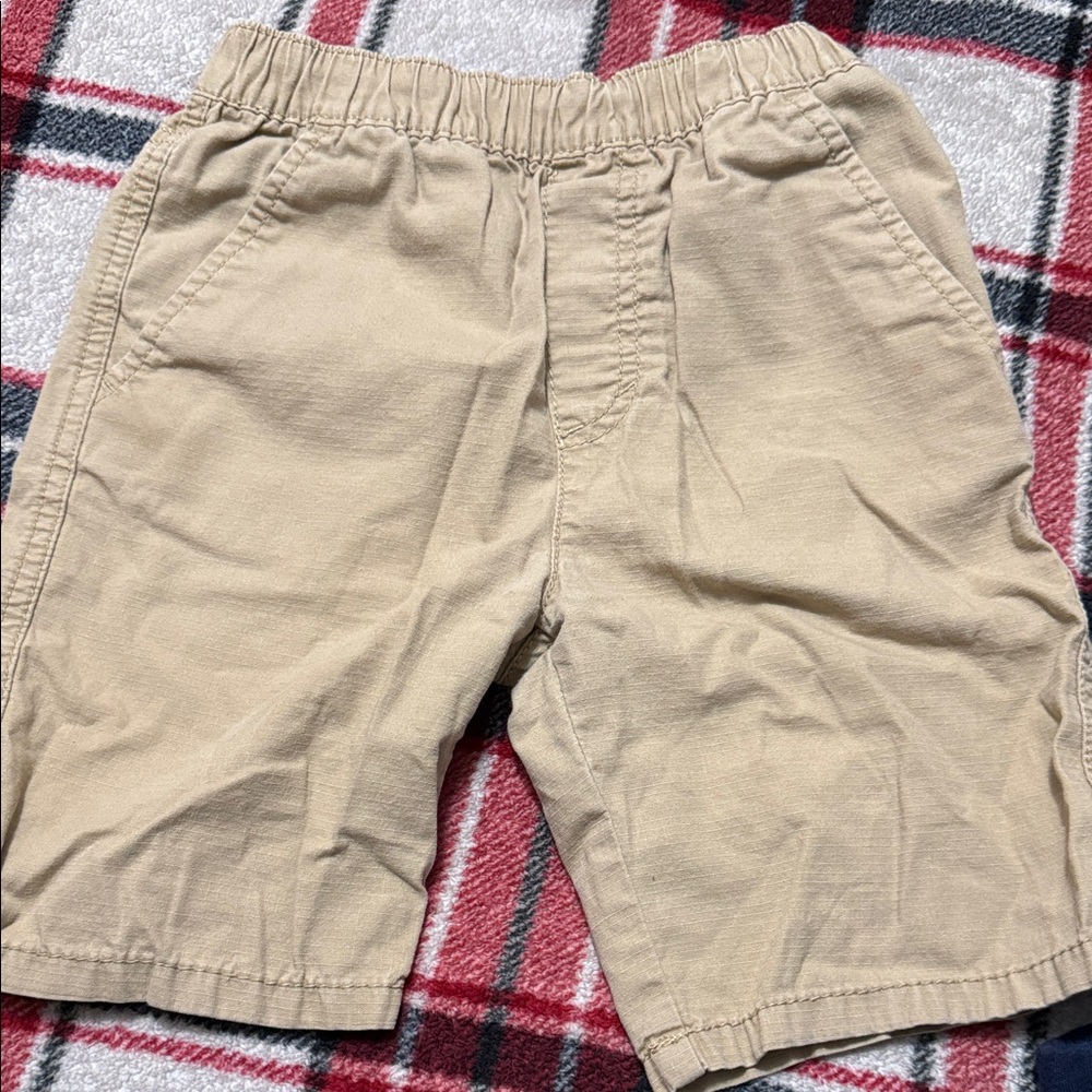 Levi's Kids Tan Elastic Waist Shorts